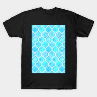 Blue Aesthetic Tessellation Pattern T-Shirt